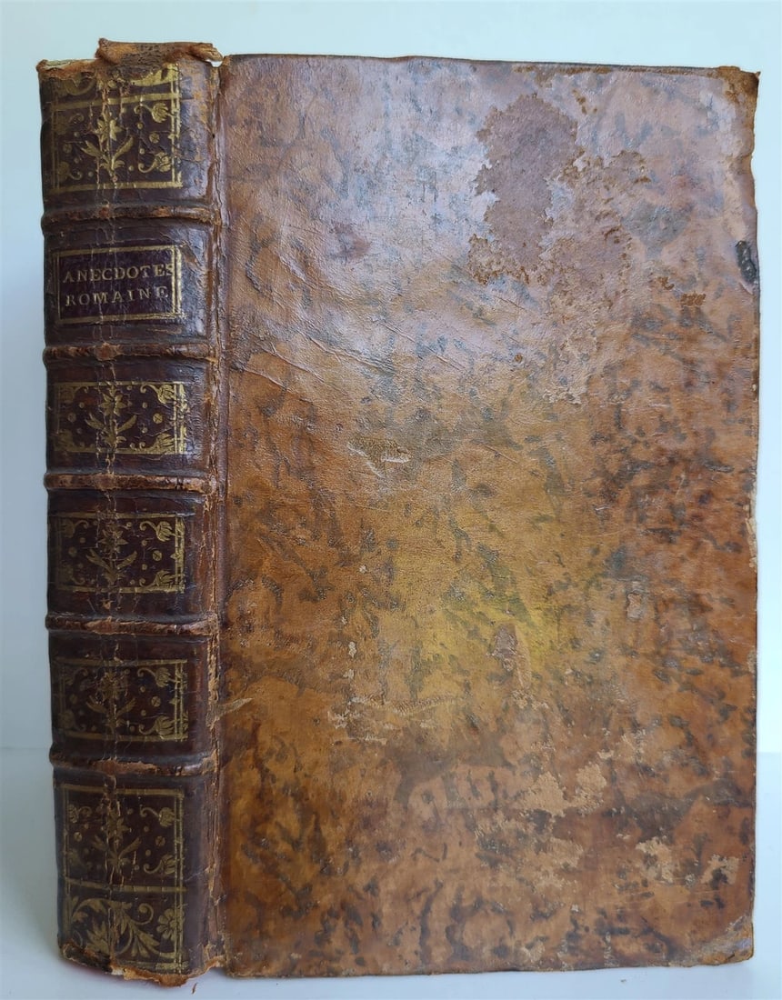 1778 ANECDOTES DE L'EMPIRE ROMAIN antique FRENCH HISTORY of ROMAN EMPIRE - 2