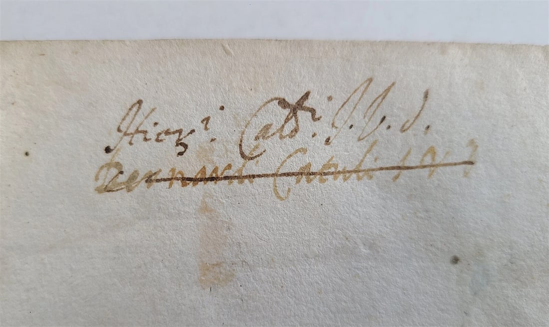 1563 LAW BOOK ANDREAE TIRAQUELLI ROYAL in COURT REGII IN CURIA antique VELLUM - 3