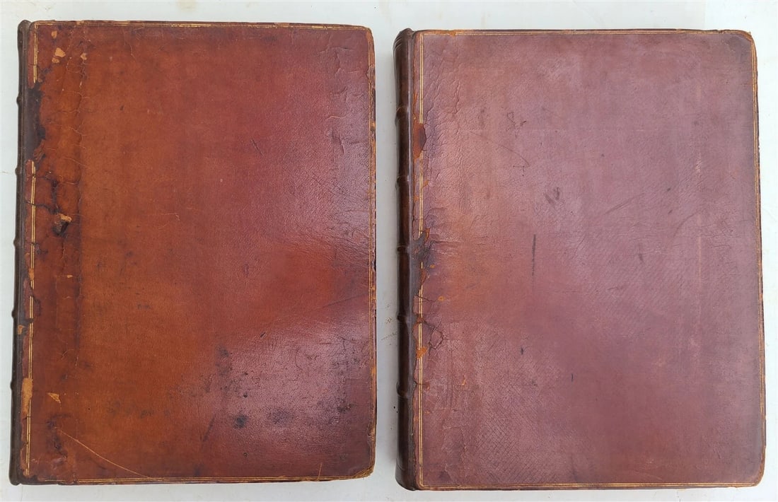 1786 SOPHOCLES POETRY in GREEK 2 VOLUMES antique - 3