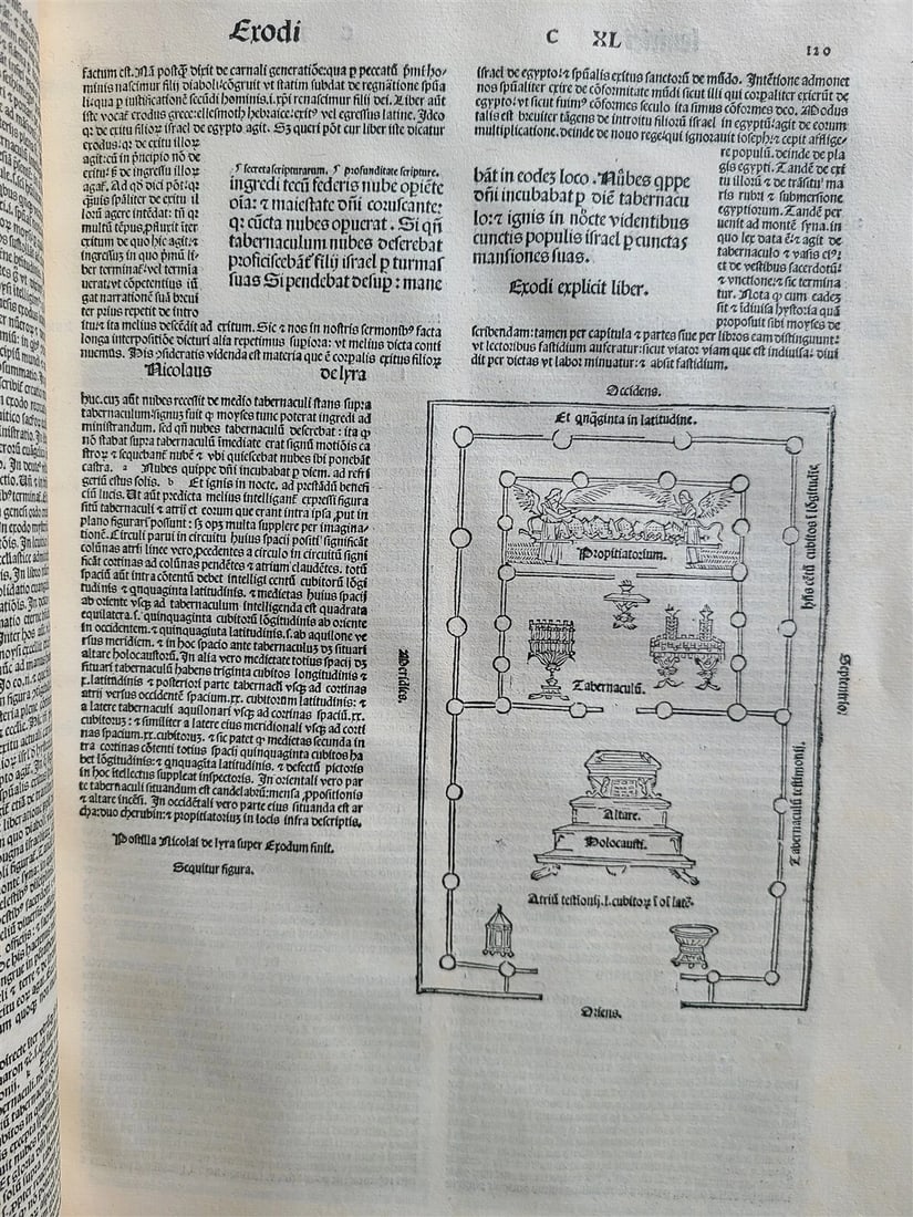 1495 INCUNABULA BIBLE 3 FOLIO VOLUMES COMPLETE antique ILLUSTRATED BIBLIA LATINA - 5