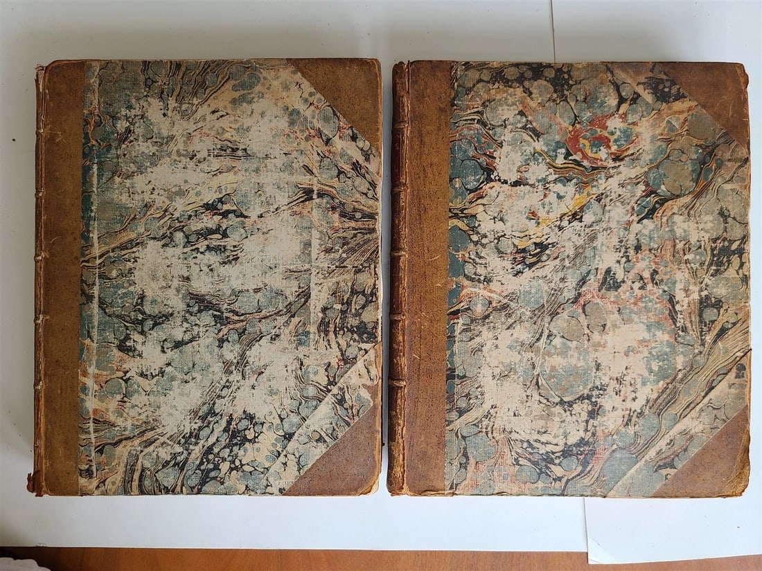 1786 SILVA: DISCOURSE OF FOREST TREES 2 VOLUMES ILLUSTRATED antique in ENGLISH - 2