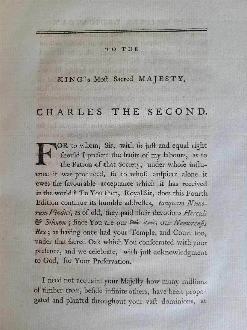 1786 SILVA: DISCOURSE OF FOREST TREES 2 VOLUMES ILLUSTRATED antique in ENGLISH - 5