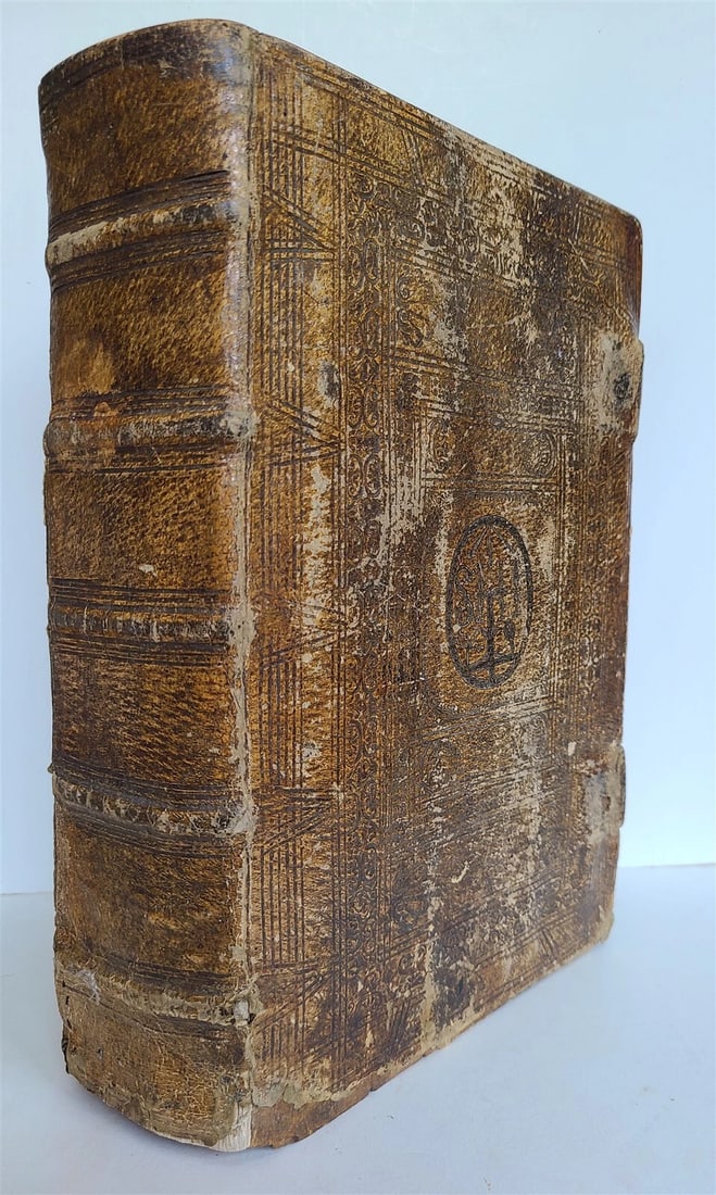 1582 BIBLE GERMAN ILLUSTRATED by Bocksberger & Jost Amman antique BIBLIA FOLIO - 2