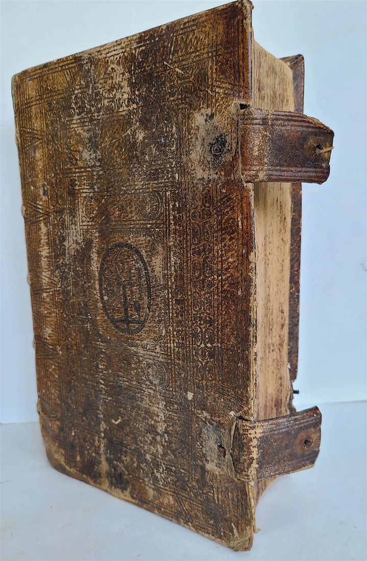1582 BIBLE GERMAN ILLUSTRATED by Bocksberger & Jost Amman antique BIBLIA FOLIO - 3