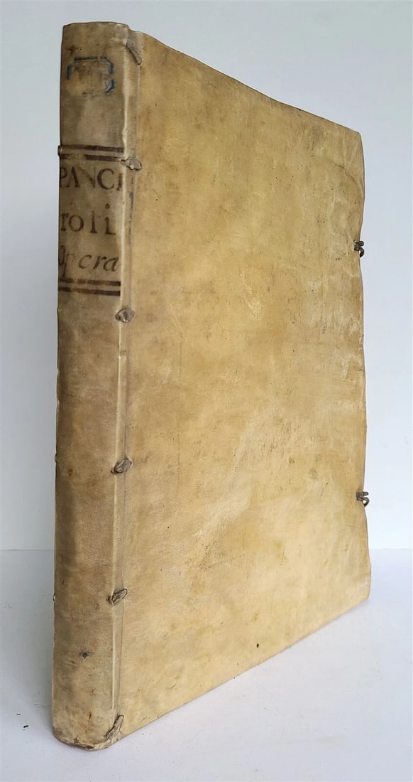 1593 NOTITIA UTRAQUE by Guido PANCIROLI FULLY ILLUSTRATED antique VELLUM 16th C. - 2