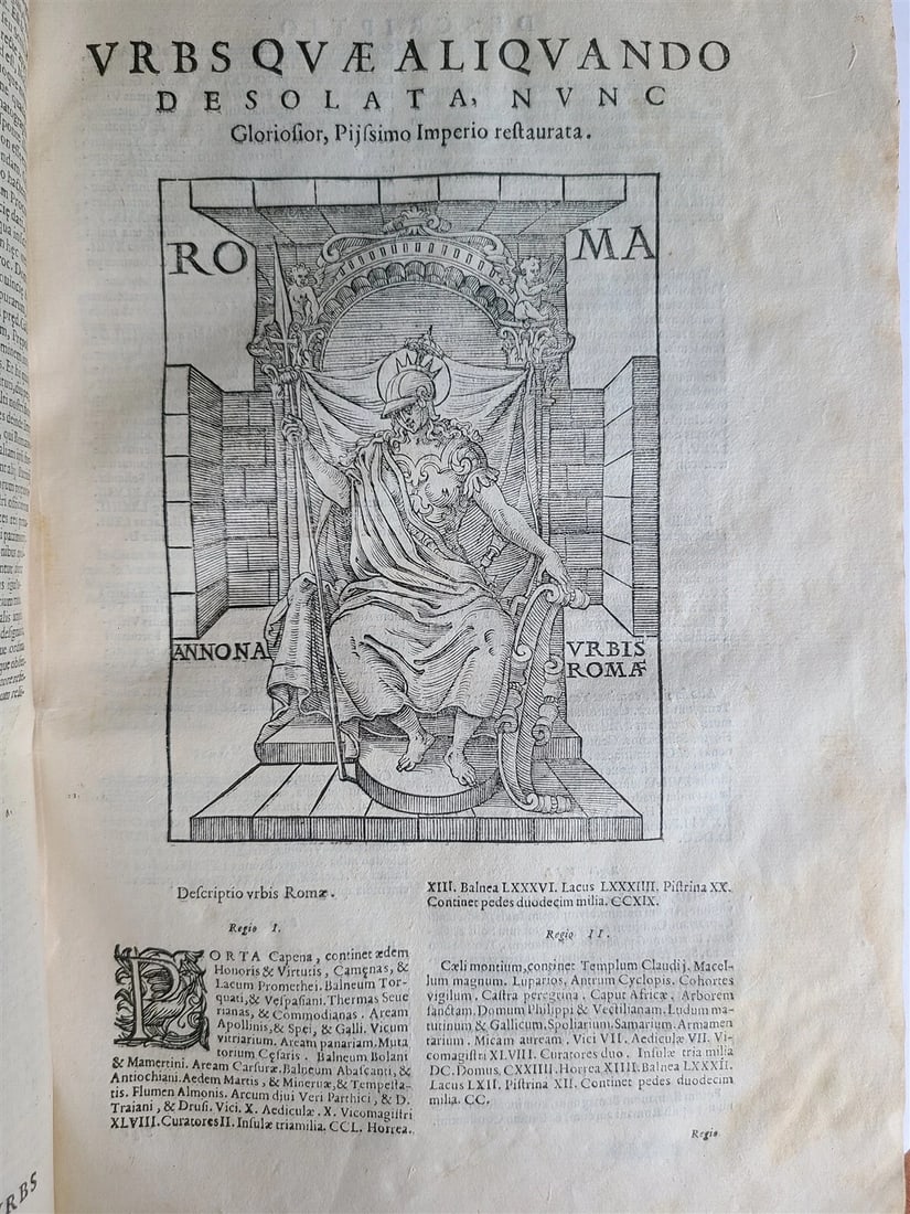 1593 NOTITIA UTRAQUE by Guido PANCIROLI FULLY ILLUSTRATED antique VELLUM 16th C. - 6