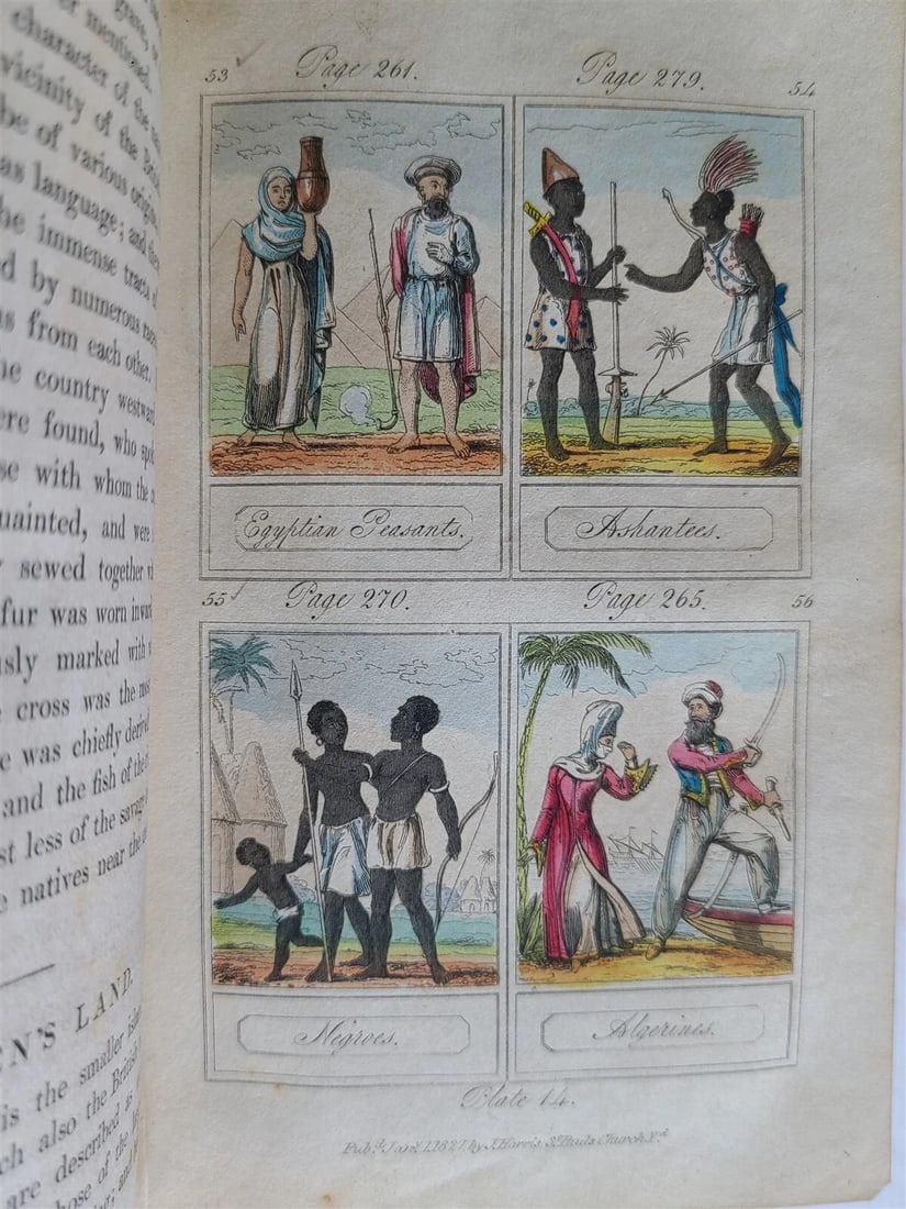 1827 COSMORAMA antique illustrated CHILDREN BOOK - 12