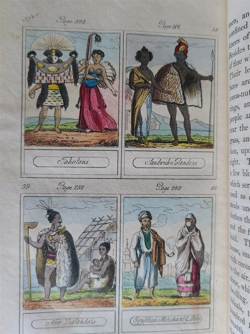 1827 COSMORAMA antique illustrated CHILDREN BOOK - 8