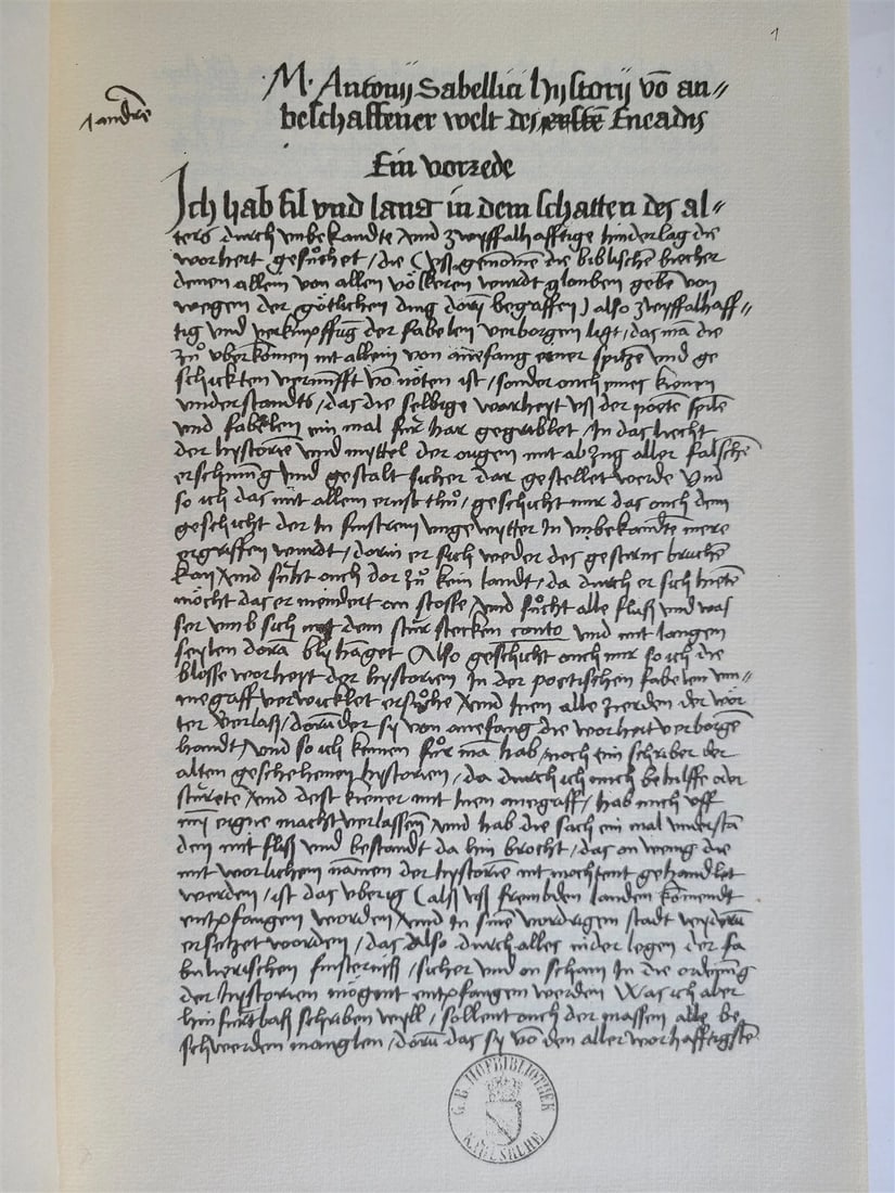 SABELLICUS HISTORY OF THE WORLD MANUSCRIPT ILLUSTRATED FACSIMILE EDITION 4 vols - 3