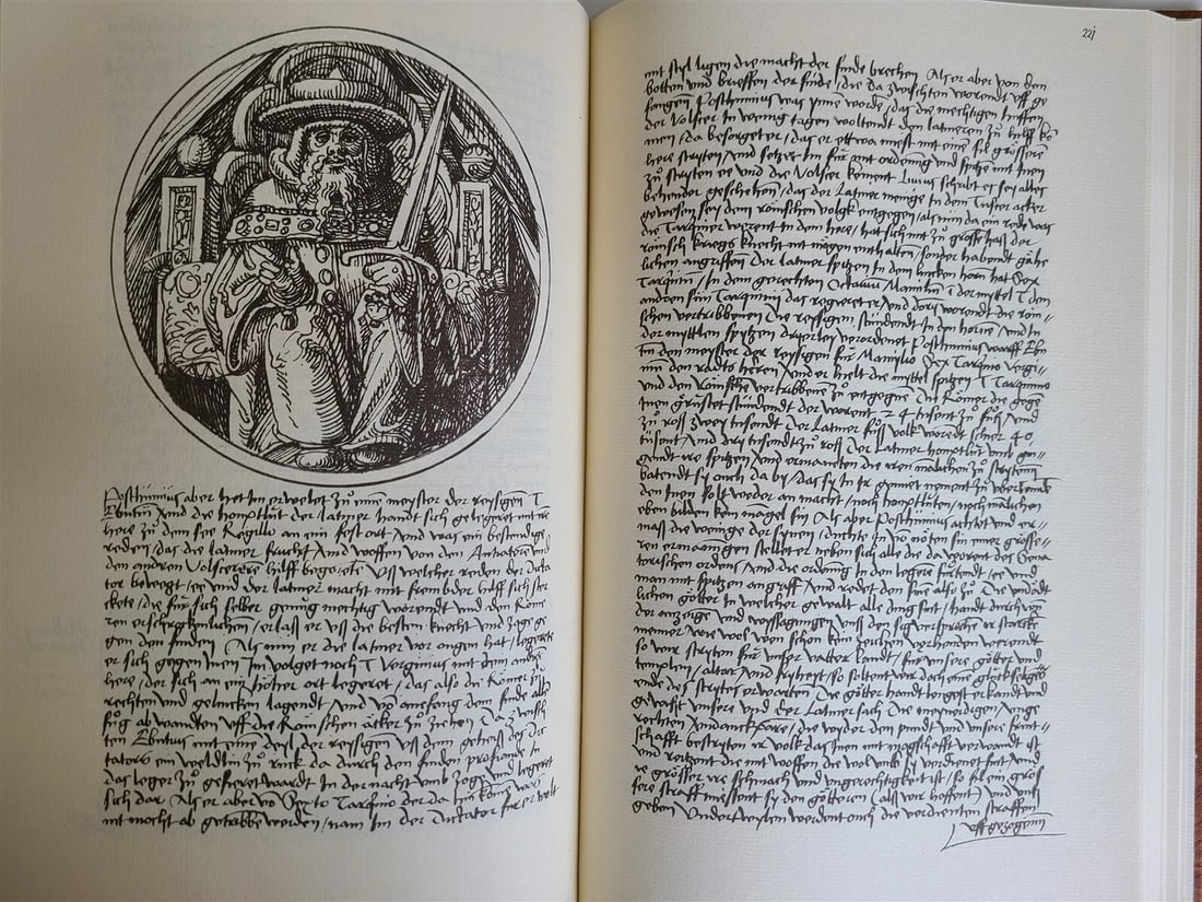 SABELLICUS HISTORY OF THE WORLD MANUSCRIPT ILLUSTRATED FACSIMILE EDITION 4 vols - 6