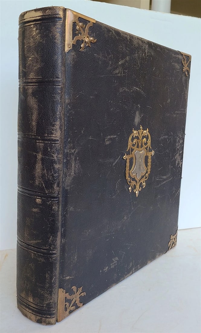 1886 GERMAN MANUSCRIPT ANNIVERSARY ALBUM antique C.F. Klein-Schlatter company - 5