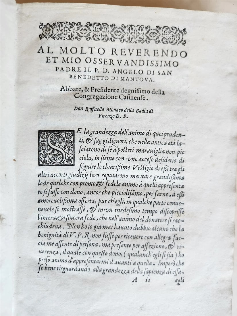 1572 DE SERMONI DI SAN CIPRIANO SAN BERNARDO & SANTO ANSELMO antique VELLUM - 5