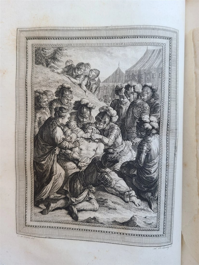 1775-83 ORLANDO FURIOSO by LODOVICO ARIOSTO 4 VOLUMES antique ILLUSTRATED POETRY - 12