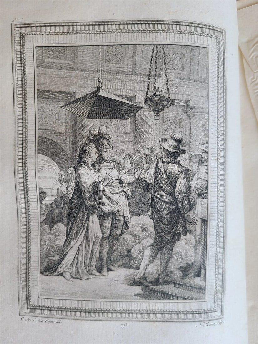 1775-83 ORLANDO FURIOSO by LODOVICO ARIOSTO 4 VOLUMES antique ILLUSTRATED POETRY - 15