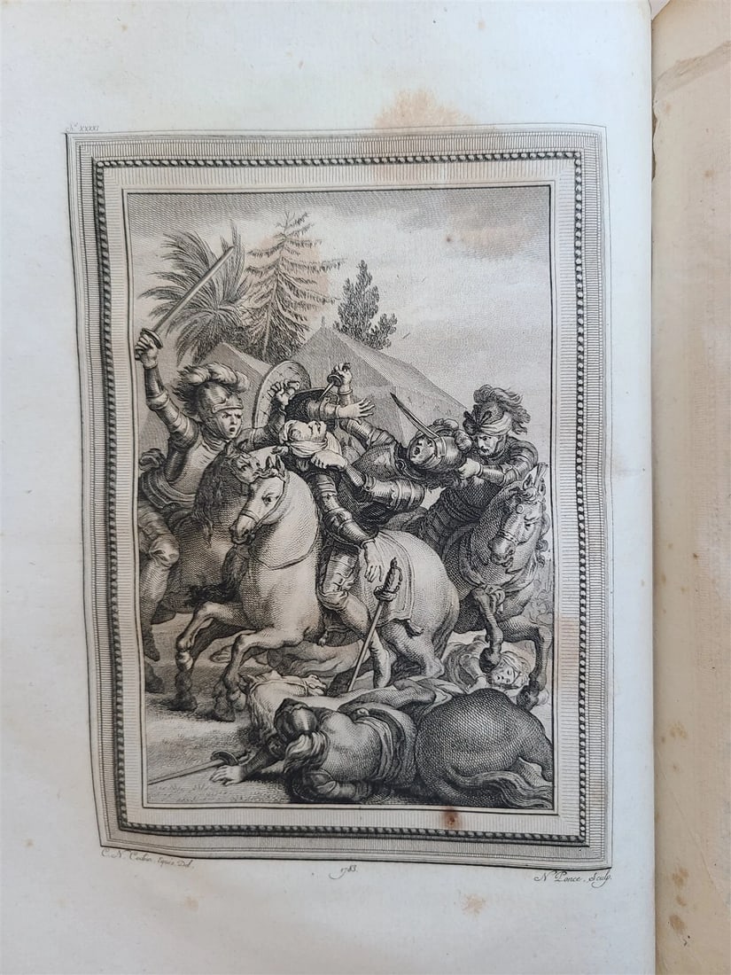 1775-83 ORLANDO FURIOSO by LODOVICO ARIOSTO 4 VOLUMES antique ILLUSTRATED POETRY - 9