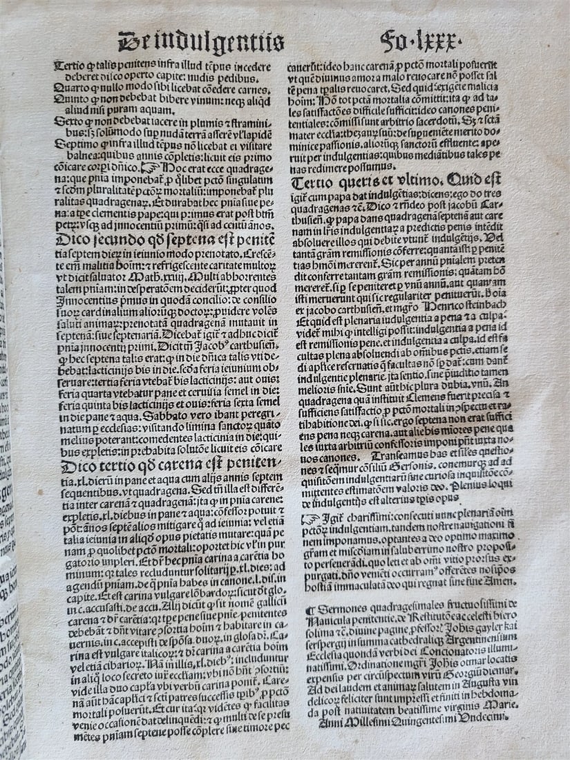 1511 POST-INCUNABULA Navicula penitentie antique ORIGINAL BINDING FIRST EDITION - 6