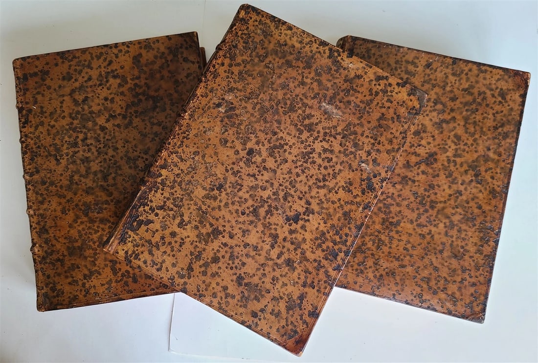 1732 -1734 HISTORY of POPES 5 VOLUMES antique in FRENCH prohibited by church - 7