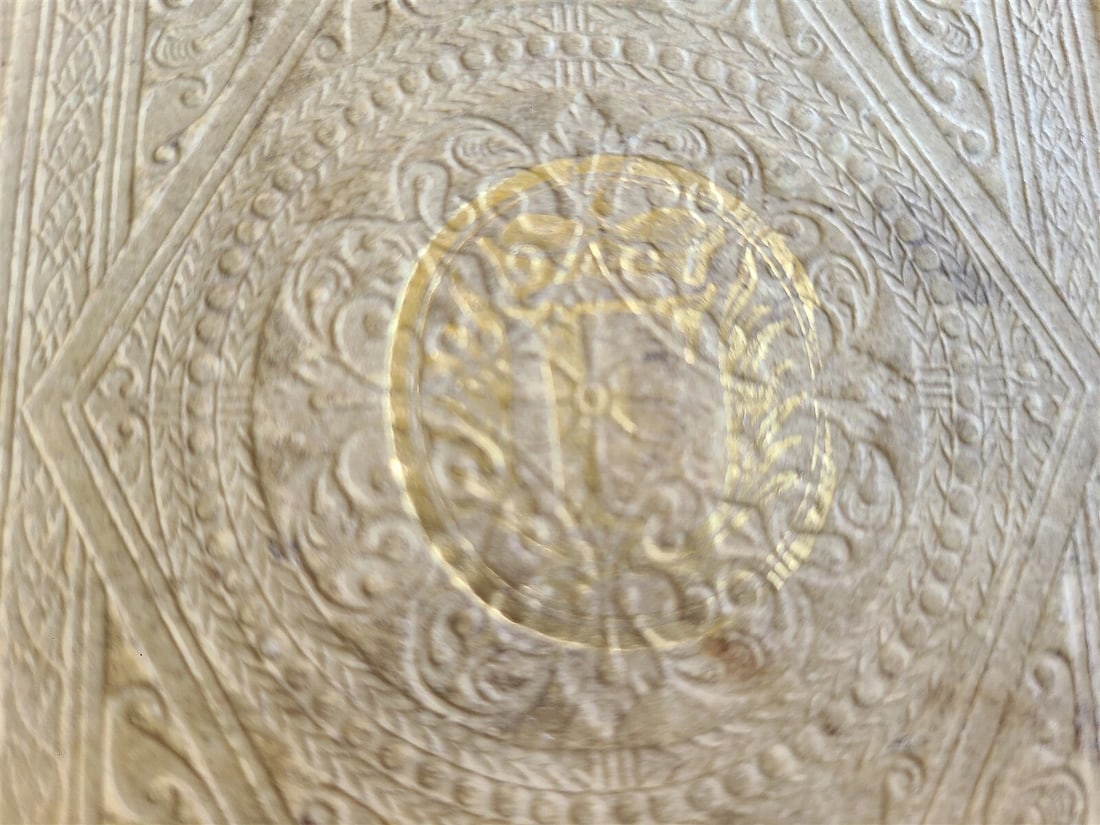 1586-1593 LAW BOOK by CAESARIS CONTARDI antique FINE HAND TOOLED PIGSKIN BINDING - 4