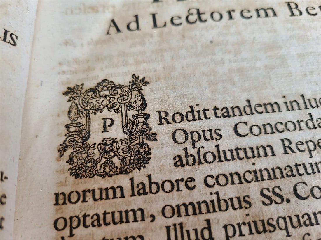 1733 BIBLE CONCORDANCE 2 volumes in LATIN antique MASSIVE FOLIO - 7