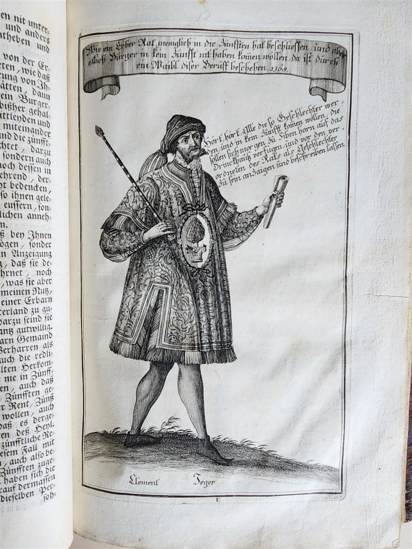 1725 HISTORY of Holy Roman Empire' CITY of AUGSBURG REGIMENT antique ILLUSTRATED (1 of 15)