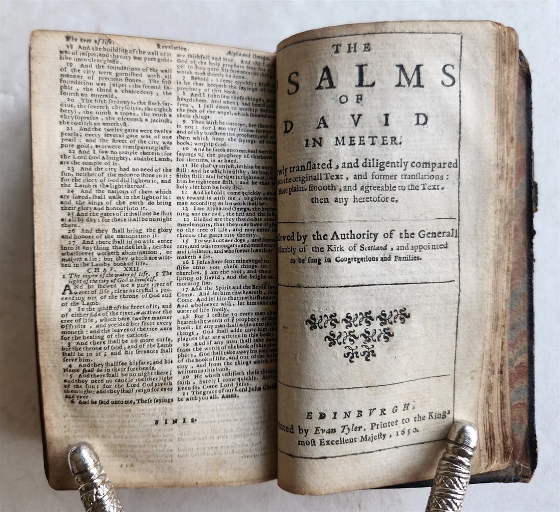 1648 BIBLE in ENGLISH antique Old & New Testament LONDON - Roger Daniel - 4