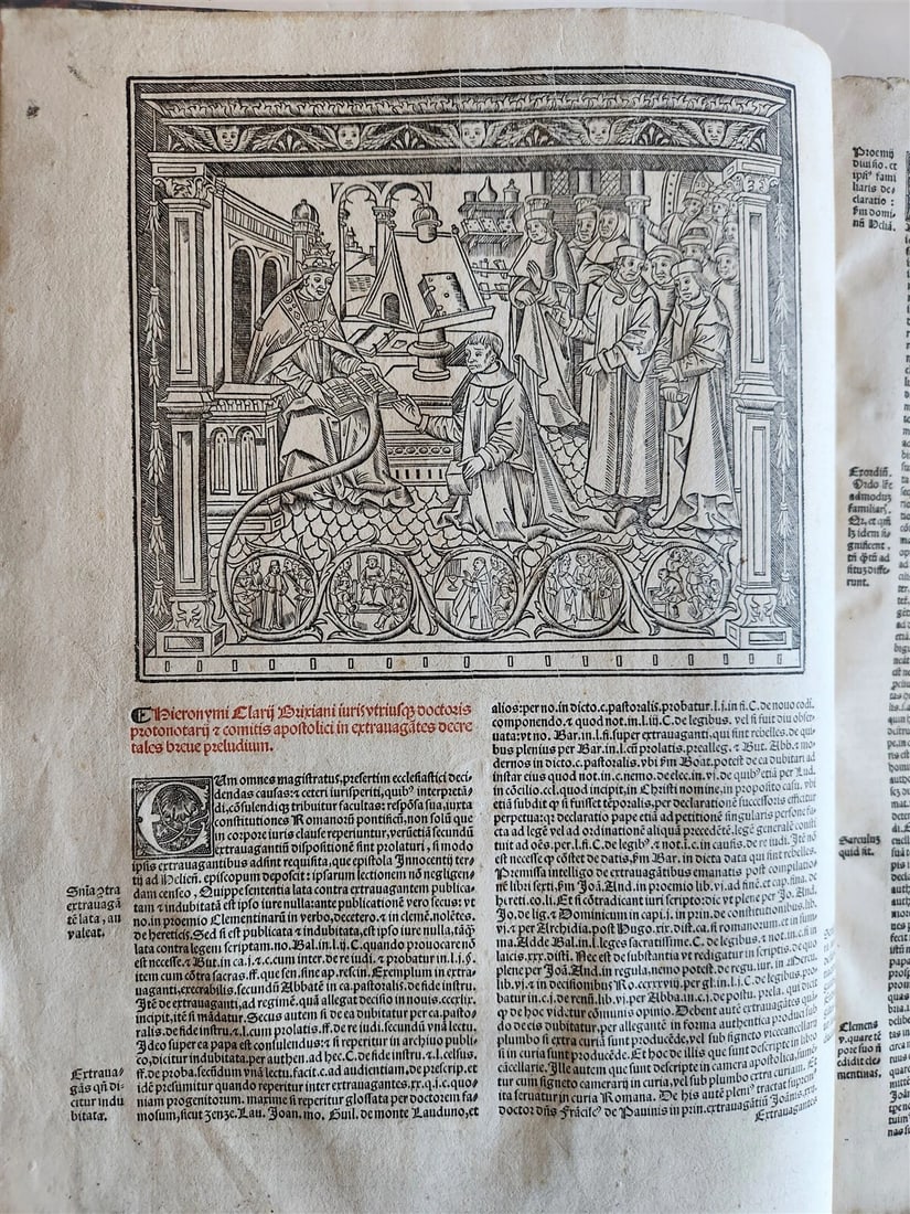 1537 POST-INCUNABULA CANON LAWS antique FOLIO 16th CENTURY - 2