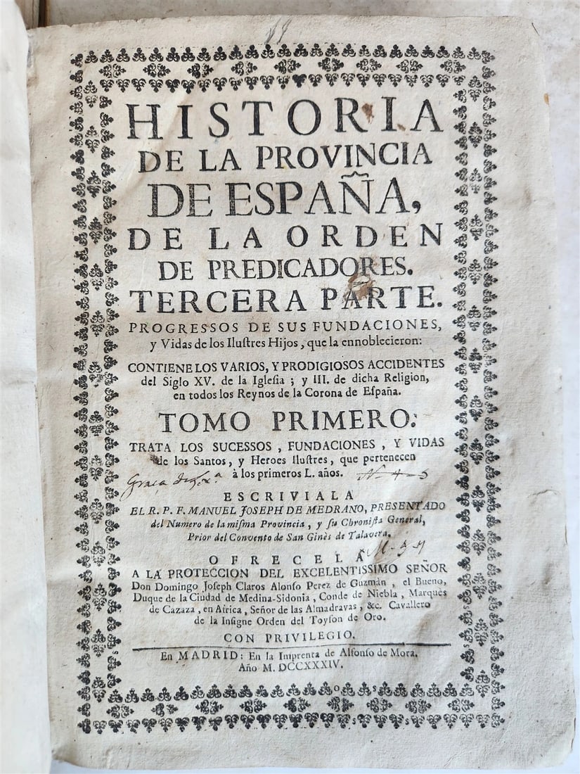 1725-34 HISTORY of SPAIN 5 VOLUMES antique VELLUM BOUND in SPANISH - 9