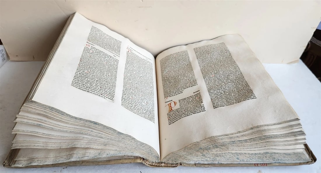 1470s INCUNABULA AMAZING 3 VOLUMES FOLIO SET antique INCUNABLE Pantheologia - 5