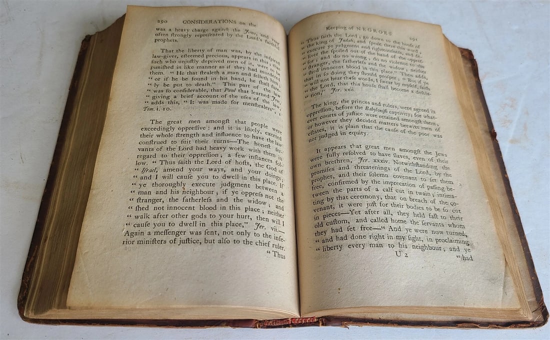 1794 ABOLITION antique Journal of Life Gospel Labours of JOHN WOOLMAN - 5