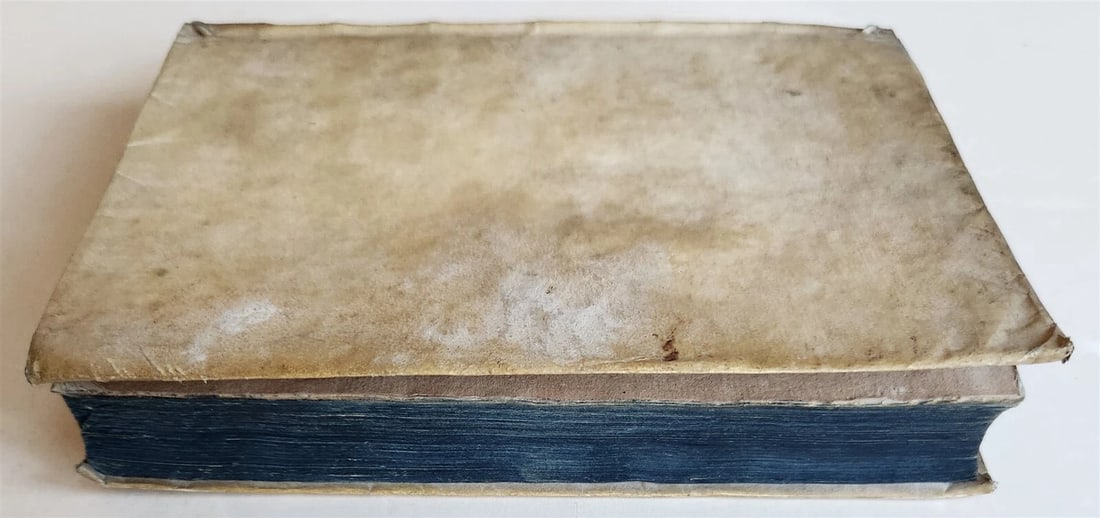 1583 DELLA INSTITUTION MORALE di M.ALESSANDRO PICCOLOMINI antique VELLUM BINDING - 11