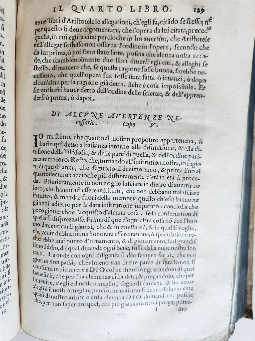 1583 DELLA INSTITUTION MORALE di M.ALESSANDRO PICCOLOMINI antique VELLUM BINDING - 8