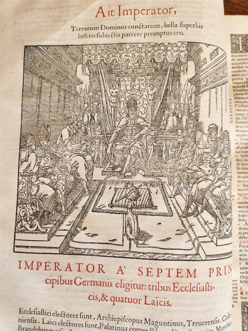 1557 LAW BOOK Corpus Juris Civilis CODICIS DN. IUSTINIANI antique FOLIO vellum - 6