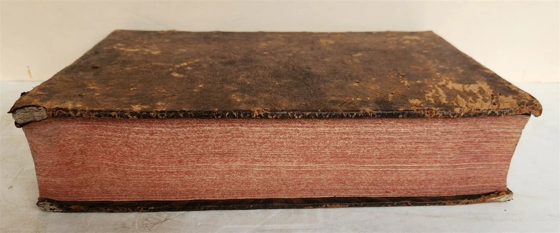 1731 BIBLE CONCORDANCE in LATIN antique FOLIO Concordantiae Bibliorum - 3