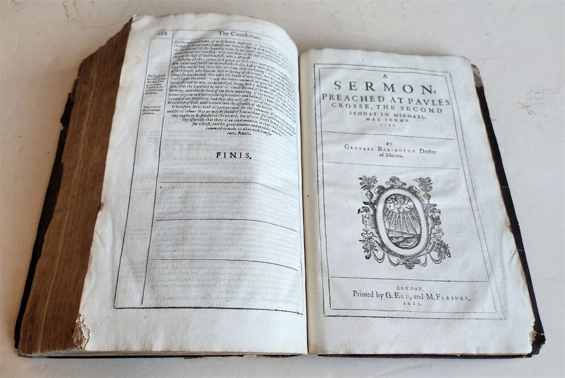 1622 THE WORKES of the RIGHT REVEREND FATHER in GOD BABINGTON antique in ENGLISH - 11