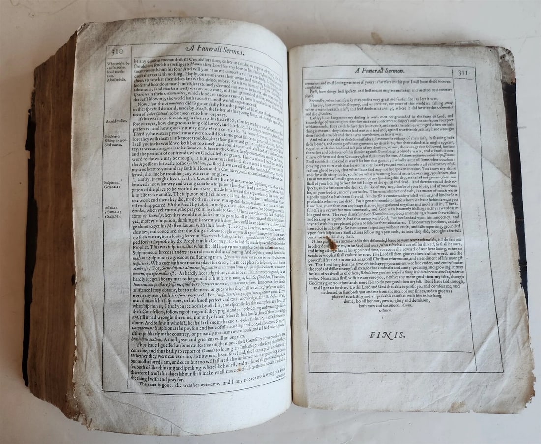 1622 THE WORKES of the RIGHT REVEREND FATHER in GOD BABINGTON antique in ENGLISH - 12