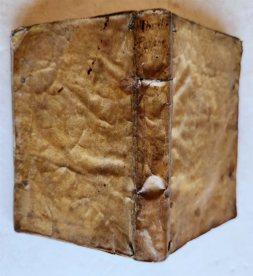 1586 GLI DIPORTI by Girolamo Parabosco antique 16th CENTURY VELLUM BOUND ITALIAN - 2