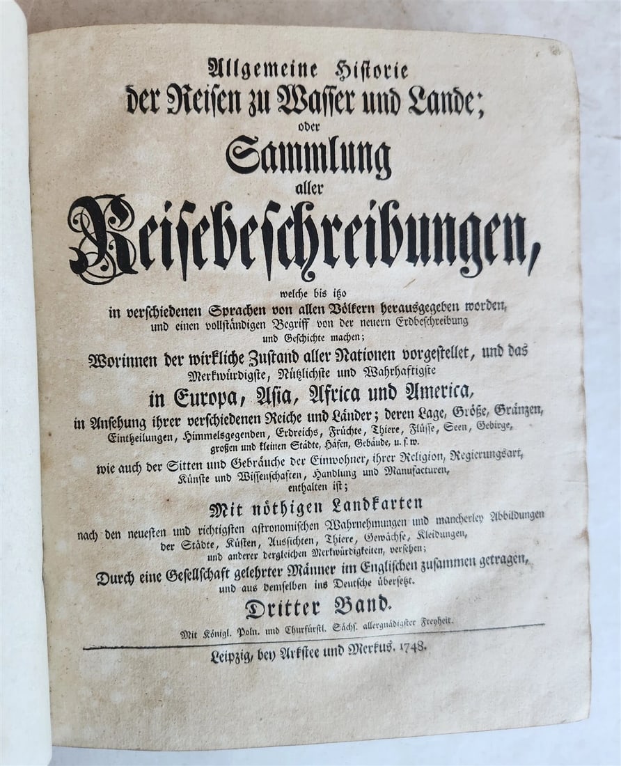 1748 HISTORY of TRAVELS Guinea Benin & Sierra Leone antique ILLUSTRATED - 3