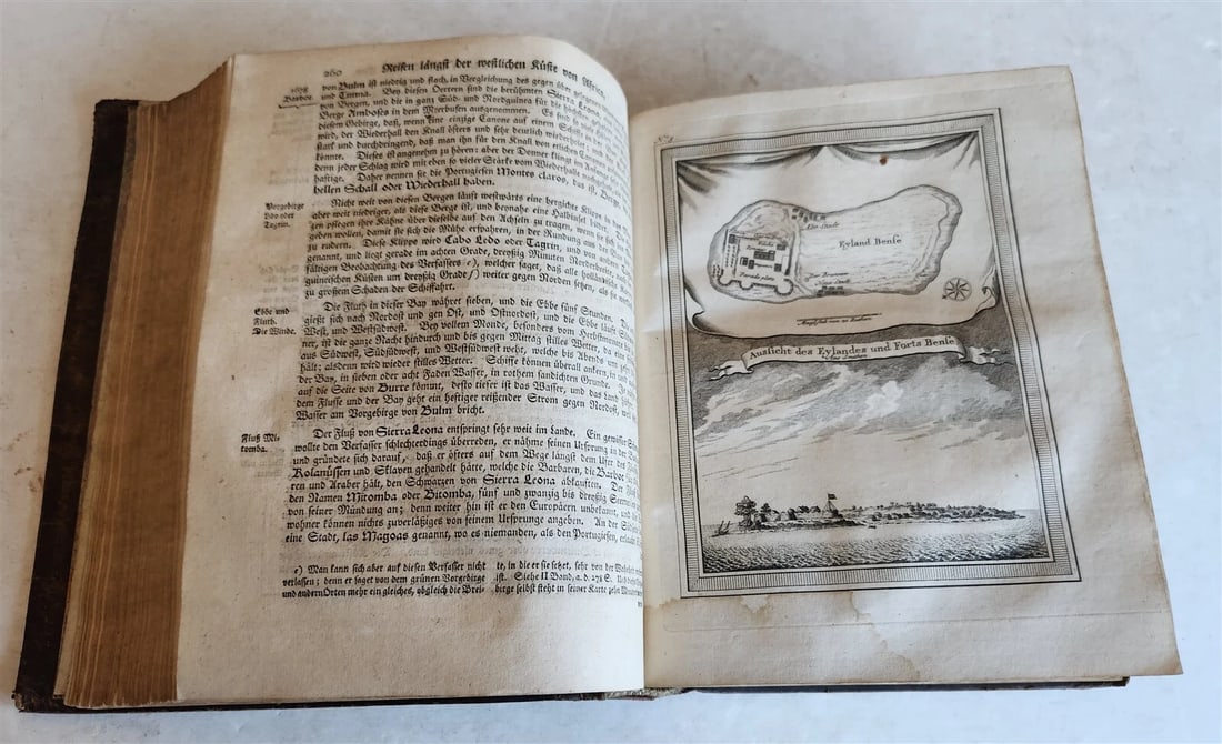 1748 HISTORY of TRAVELS Guinea Benin & Sierra Leone antique ILLUSTRATED - 8