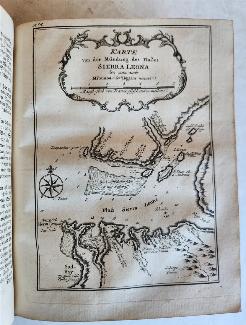 1748 HISTORY of TRAVELS Guinea Benin & Sierra Leone antique ILLUSTRATED - 9