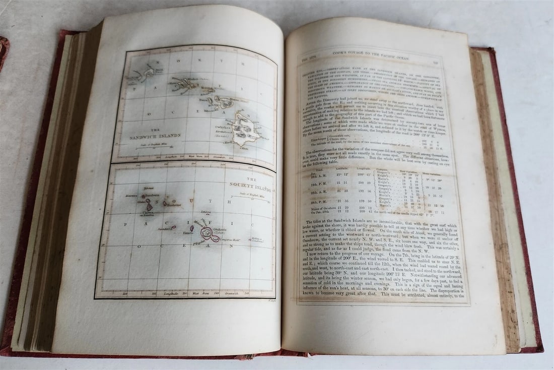 1860 VOYAGES of CAPTAIN COOK ROUND THE WORLD 2 vols ILLUSTRATED antique ENGLISH - 10