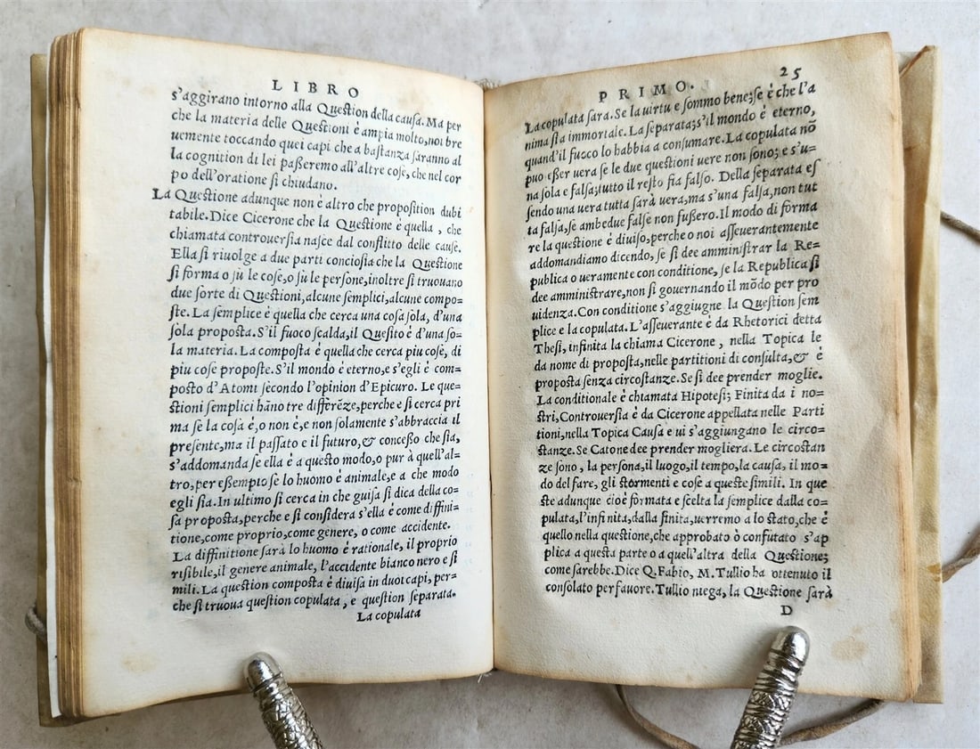1546 ART of ORATORY by FRANCESCO SANSOVINO antique 16th CENTURY in Italian - 5