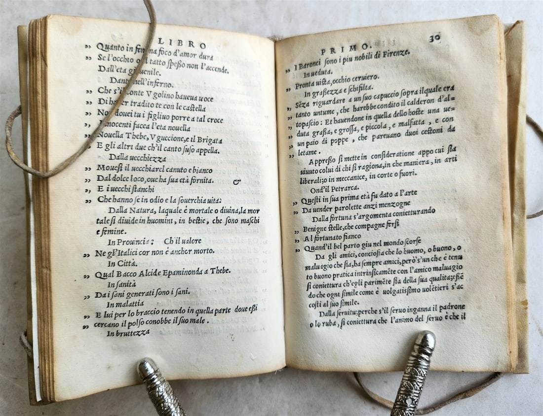 1546 ART of ORATORY by FRANCESCO SANSOVINO antique 16th CENTURY in Italian - 6