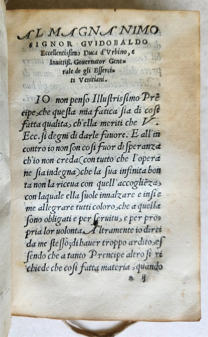 1546 ART of ORATORY by FRANCESCO SANSOVINO antique 16th CENTURY in Italian - 7