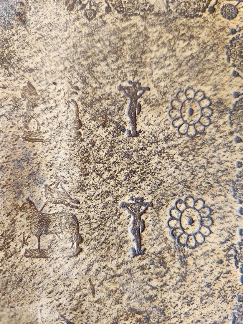 1788 BIBLE in GERMAN ILLUSTRATED antique MASSIVE PIGSKIN BOUND FOILIO - 5