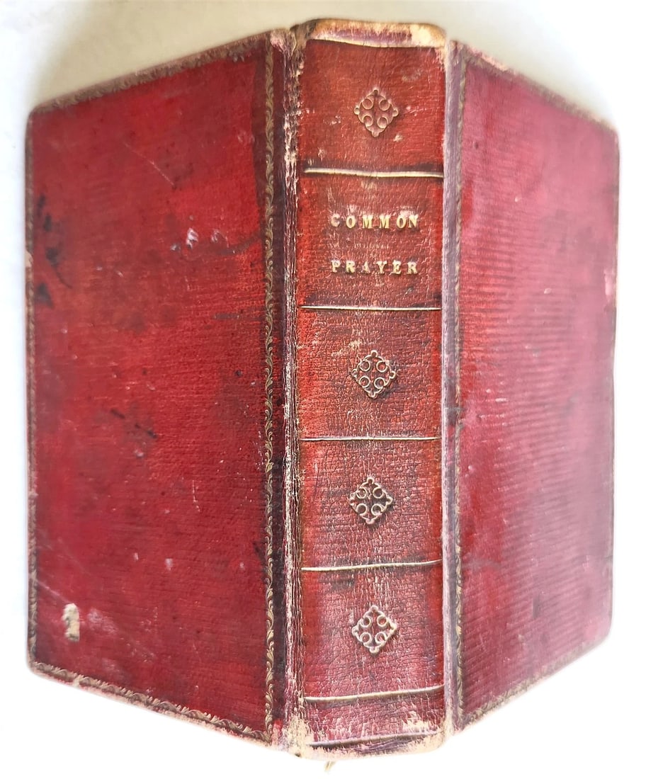 1826 BOOK of COMMON PRAYER w/ PSALTER, or PSALMS of DAVID antique in ENGLISH (1 of 12)