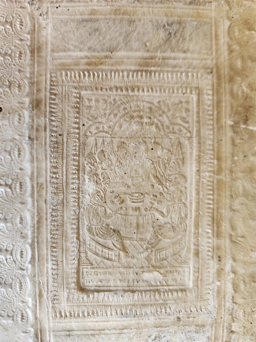 1567 COLLOQVIA by MARTIN LUTHER antique PIGSKIN BOUND FOILIO - 5