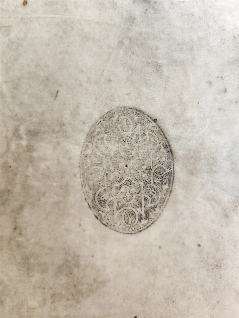 1581 HISTORIAE ECCLESIASTICAE SCRIPTORE GRAECI antique VELLUM BOUND FOLIO 16th C - 7