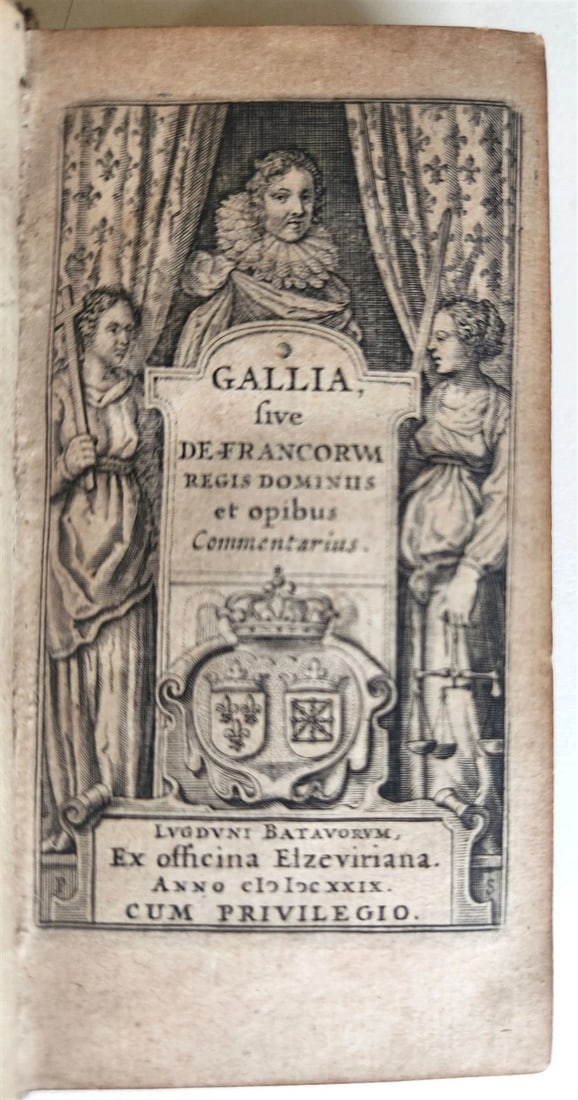 1629 SIVE FRANCORUM REGIS antique FRENCH HISTORY ELZEVIER France FINE BINDING: Title: 1629 SIVE FRANCORUM REGIS antique FRENCH HISTORY ELZEVIER France FINE BINDING Description: GALLIA SIVE FRANCORUM REGIS DOMINUS ET OPIBUS COMMENTARIUS. Lugduni Batavorum (Lyon): Ex officina
