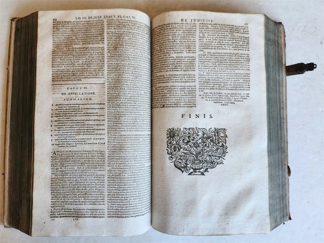 1709 THEOLOGY by PAUL LAYMANN antique BLIND STAMPED PIGSKIN BOUND FOLIO - 14