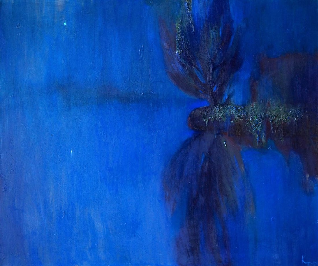 Oil painting Fog on the lake Natalia Korf-Ivaniuk (1 of 7)